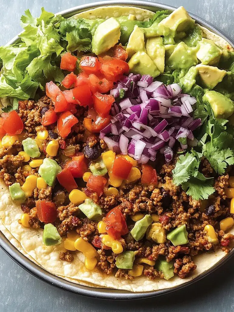 One Pan Taco Dinner