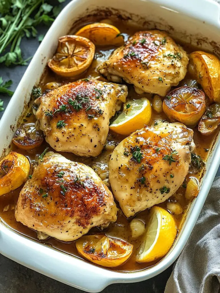 Easy Baked Honey Dijon Chicken