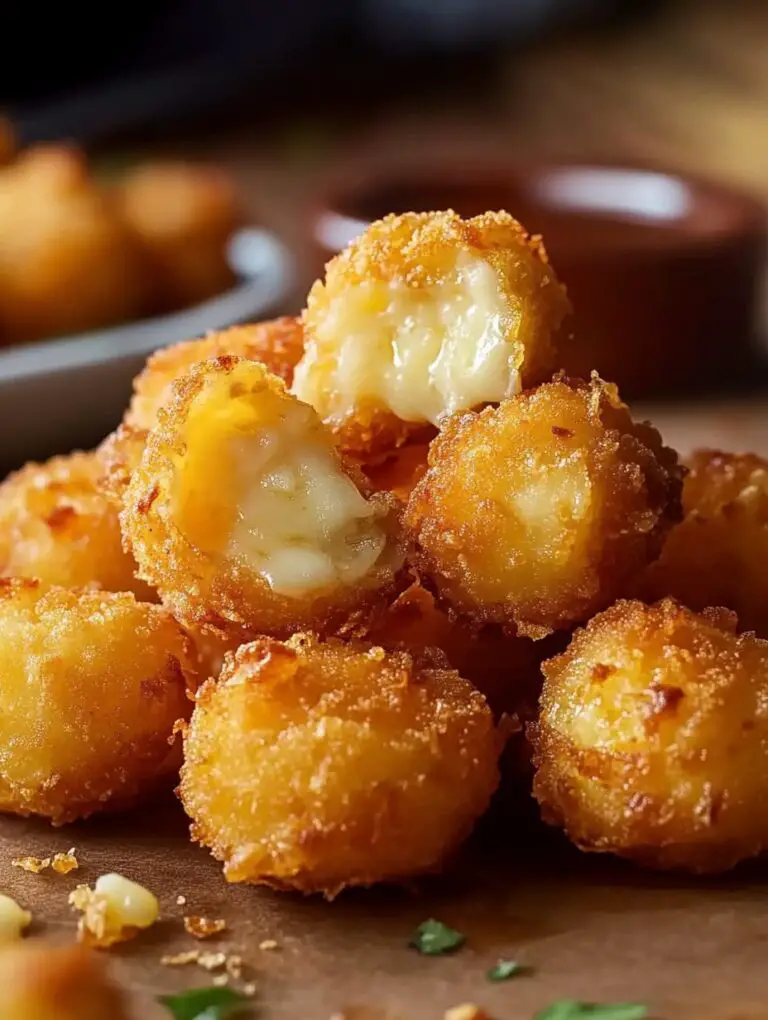 Golden & Crunchy Fried Cheese Bites – The Best Party Snack!