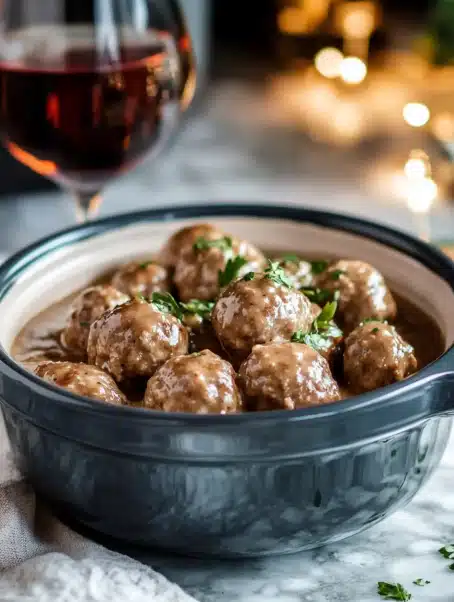 Crockpot Swedish Meatballs