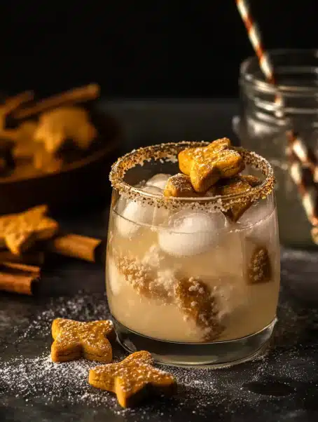 Gingerbread White Russian Mocktail