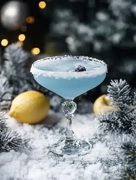 Jack Frost Cocktail with Empress Gin