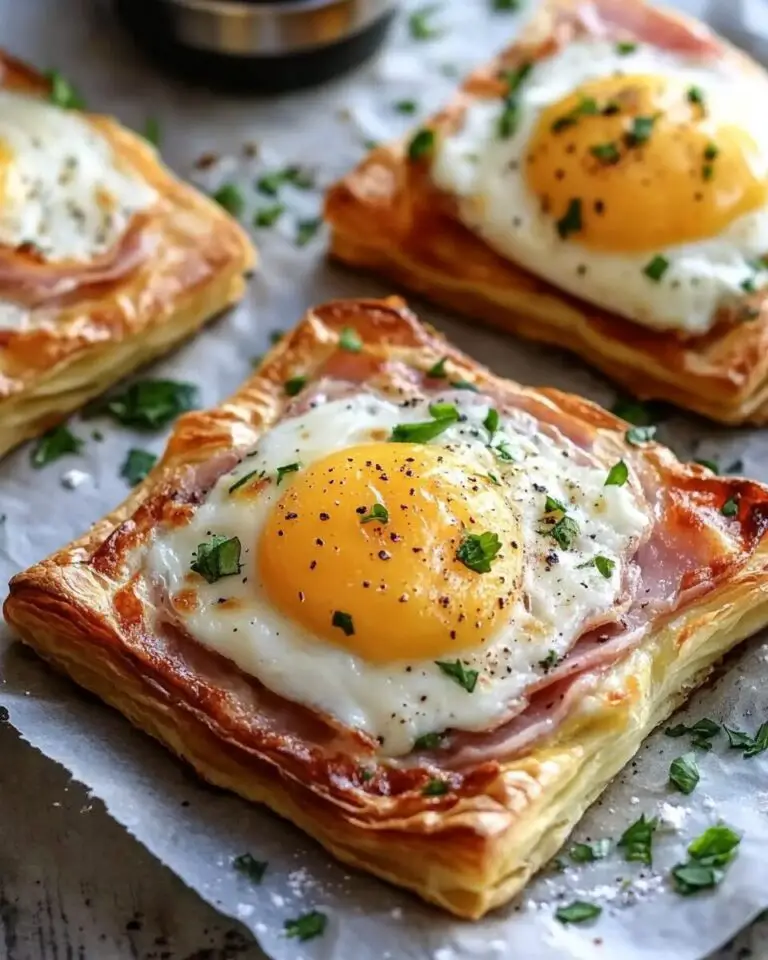 Puff Pastry Croque Madame