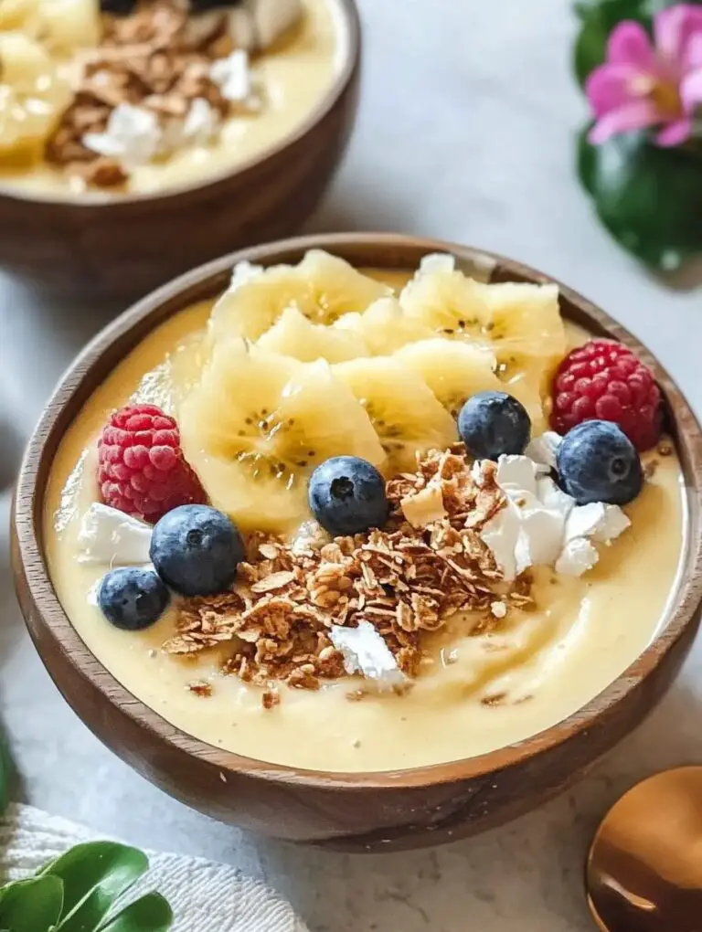 Pina Colada Smoothie Bowl