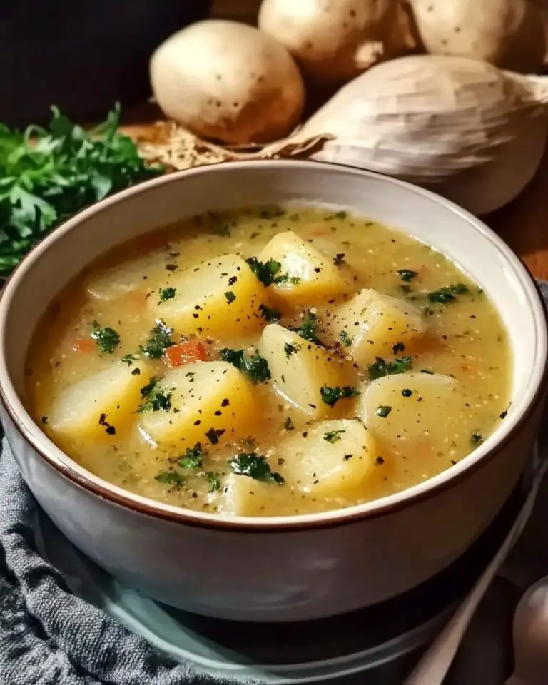 Roasted Garlic Potato Soup