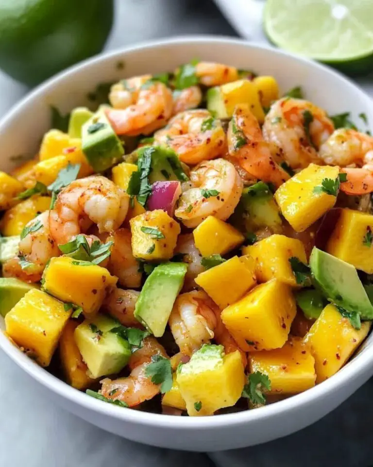 Spicy Shrimp Mango Avocado Salad