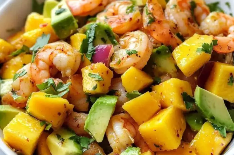 Spicy Shrimp Mango Avocado Salad - Sophia Recipes