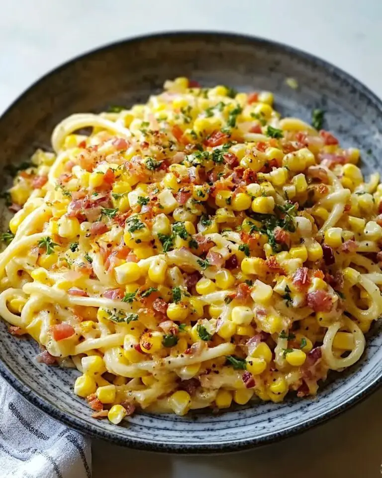 Spicy Corn Carbonara