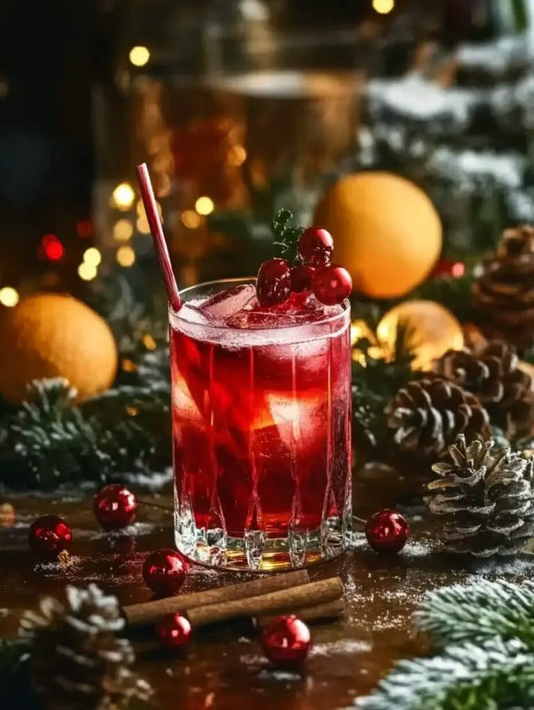 Christmas Old Fashioned Holiday Cocktail