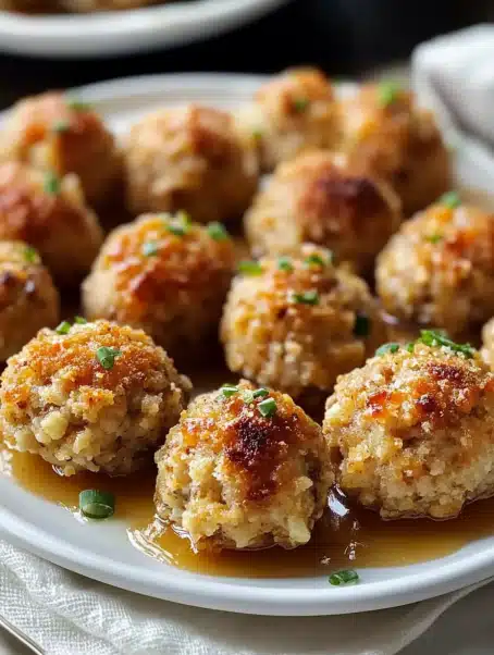 Stuffing Balls with Turkey