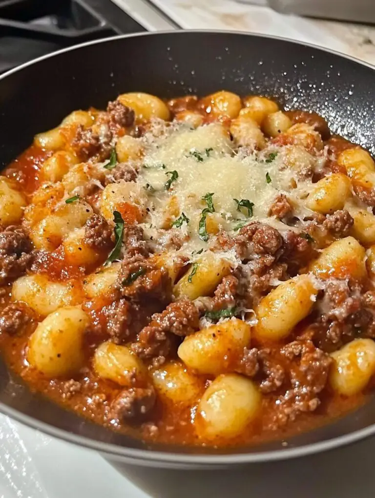 Ground Beef Gnocchi