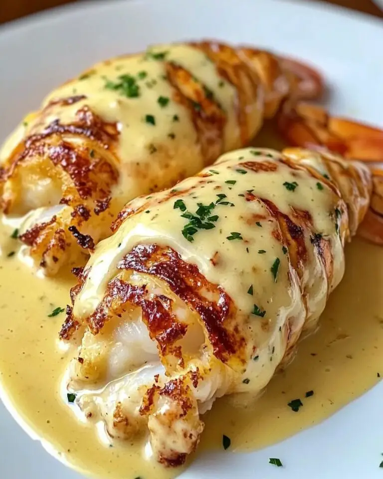 Creamy Garlic Butter Lobster Tails