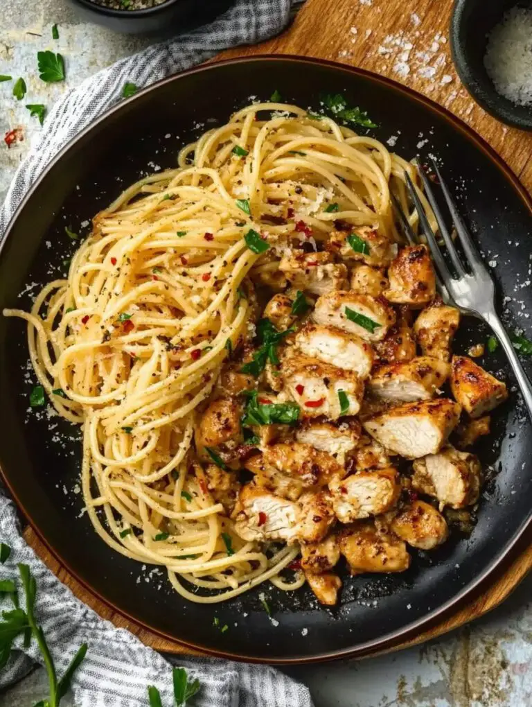 Garlic Butter Chicken Pasta