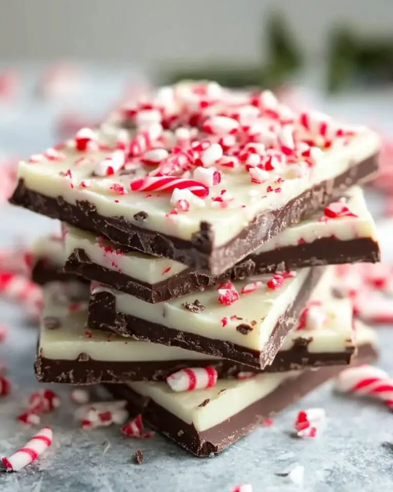Peppermint bark