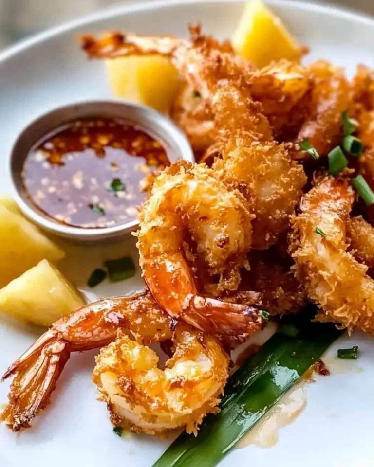Oven-Fried Coconut Shrimp with Thai Pineapple Chili Sauce