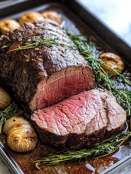 Garlic Beef Tenderloin Roast