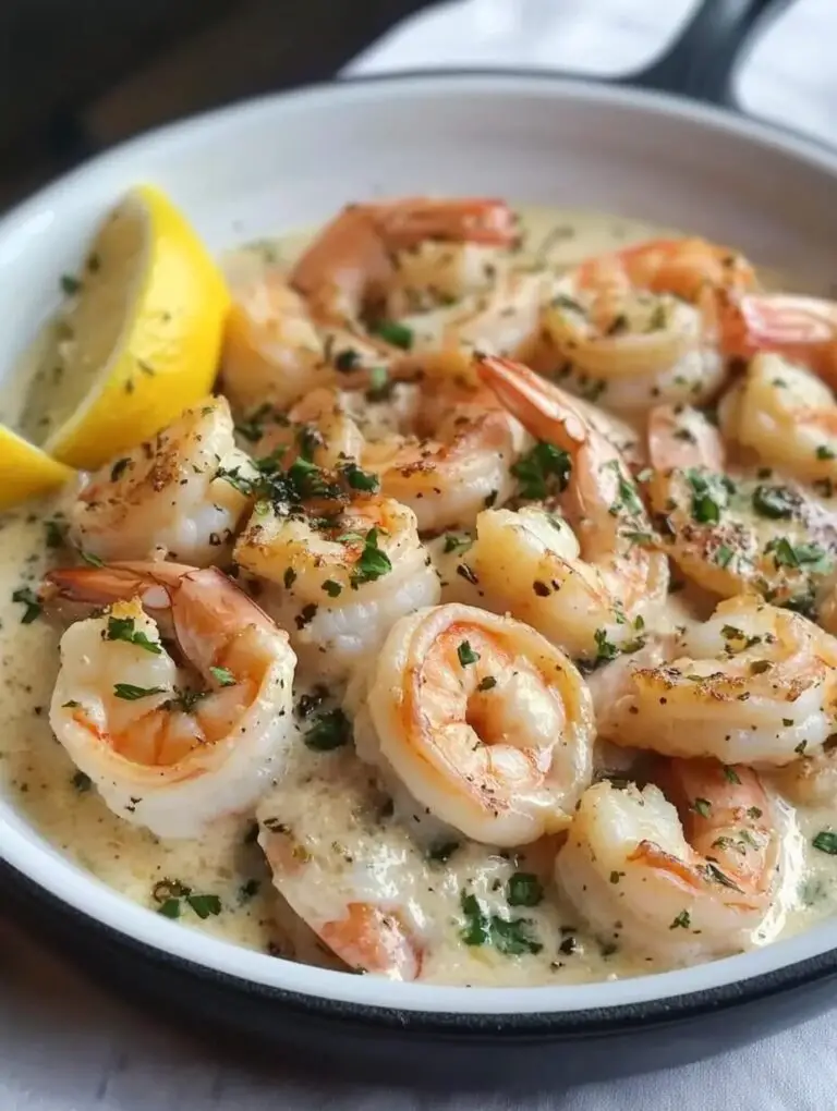 Creamy Shrimp Piccata