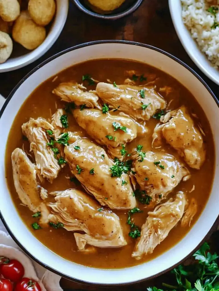 Crockpot Chicken and Gravy