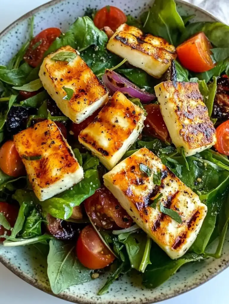 Grilled Halloumi Salad
