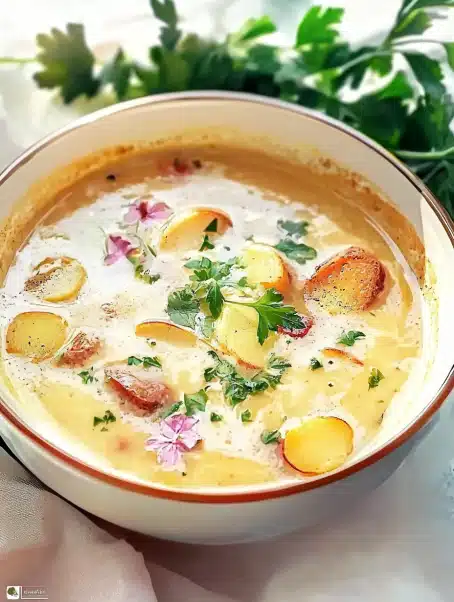 Polish Horseradish Soup (Zupa Chrzanowa)