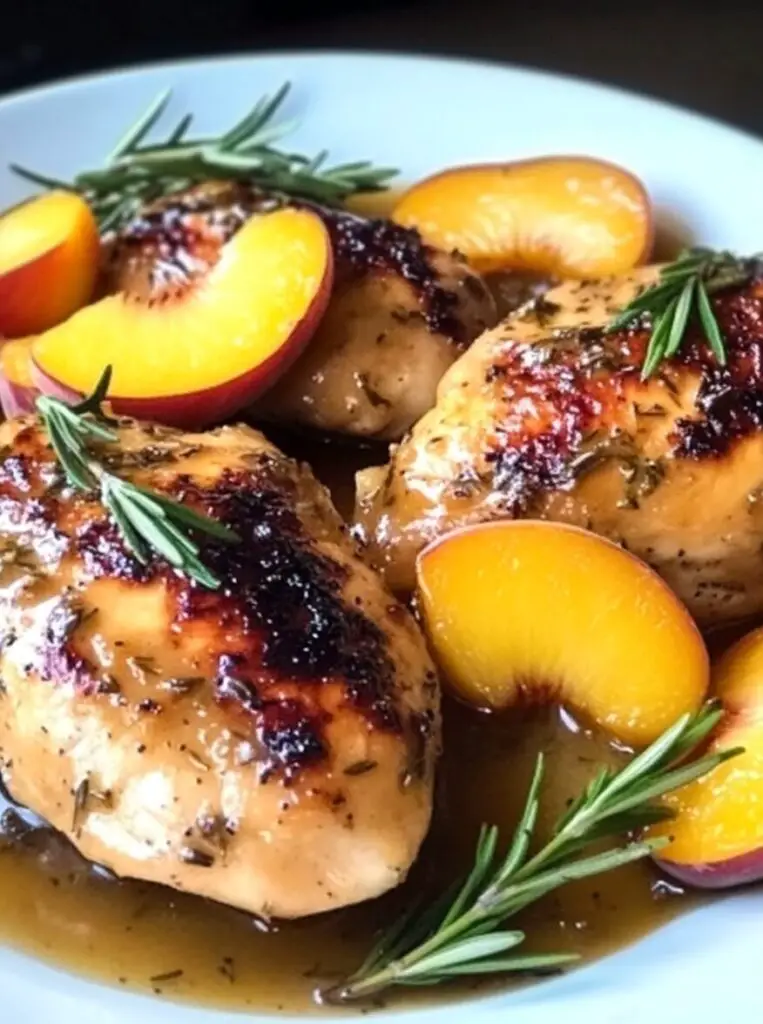 Rosemary Peach Chicken