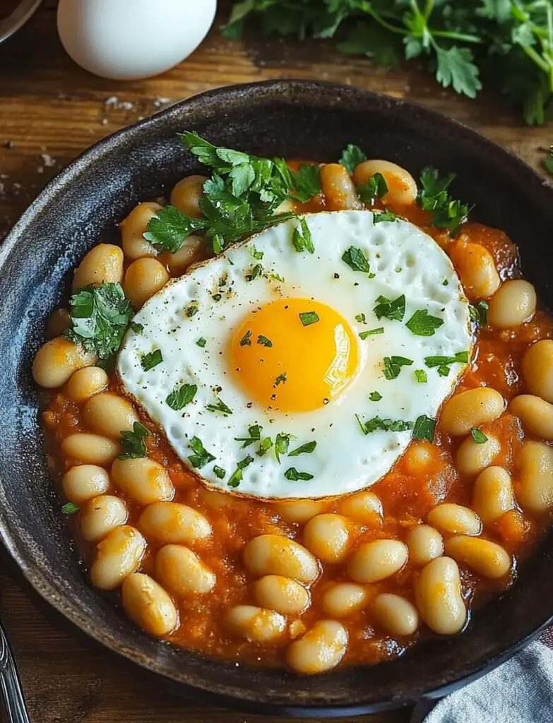 Spanish Beans & Eggs