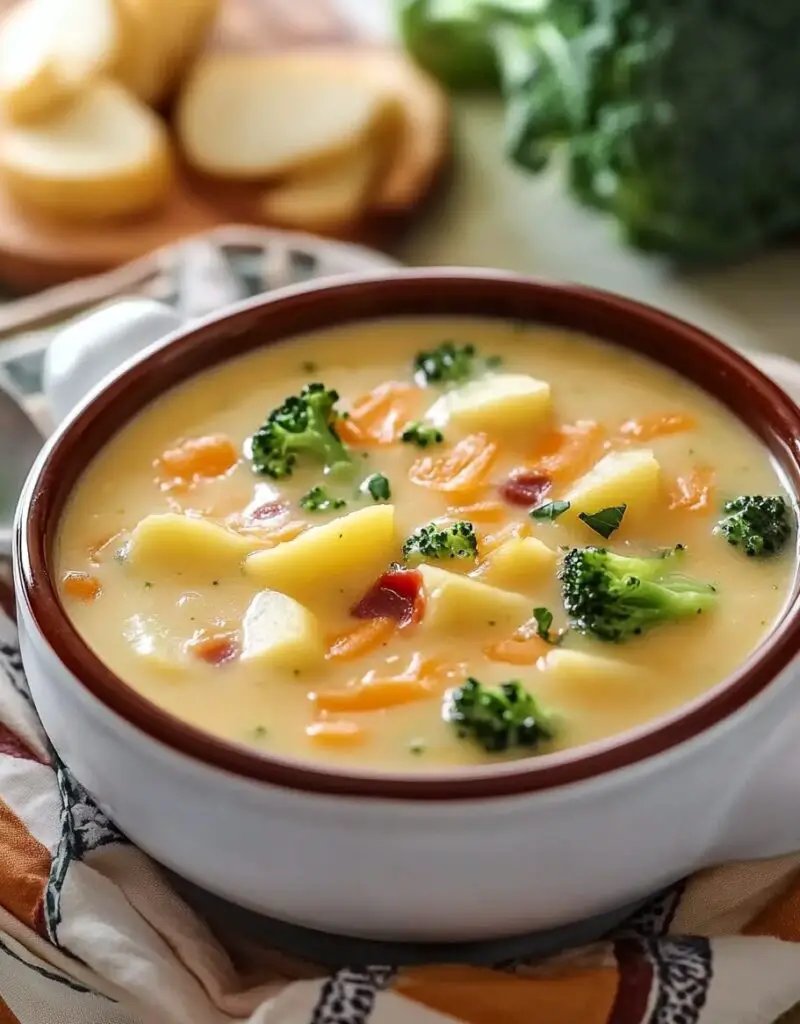 Potato Broccoli Cheddar Soup