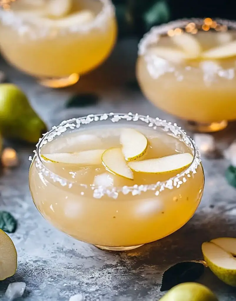 Pear Ginger Champagne Punch