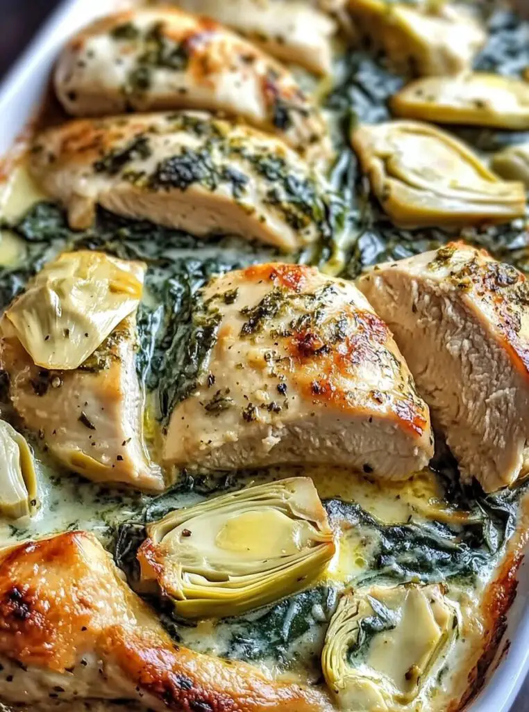 Spinach Artichoke Chicken