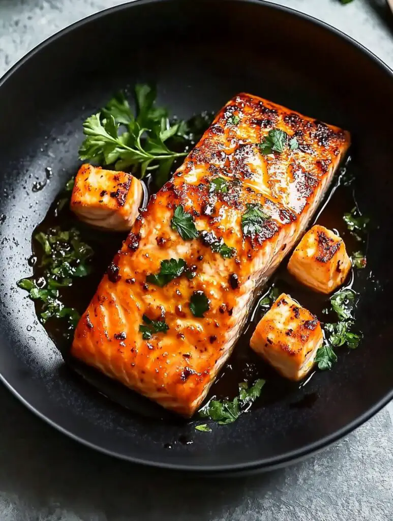 Air Fryer Honey Garlic Salmon