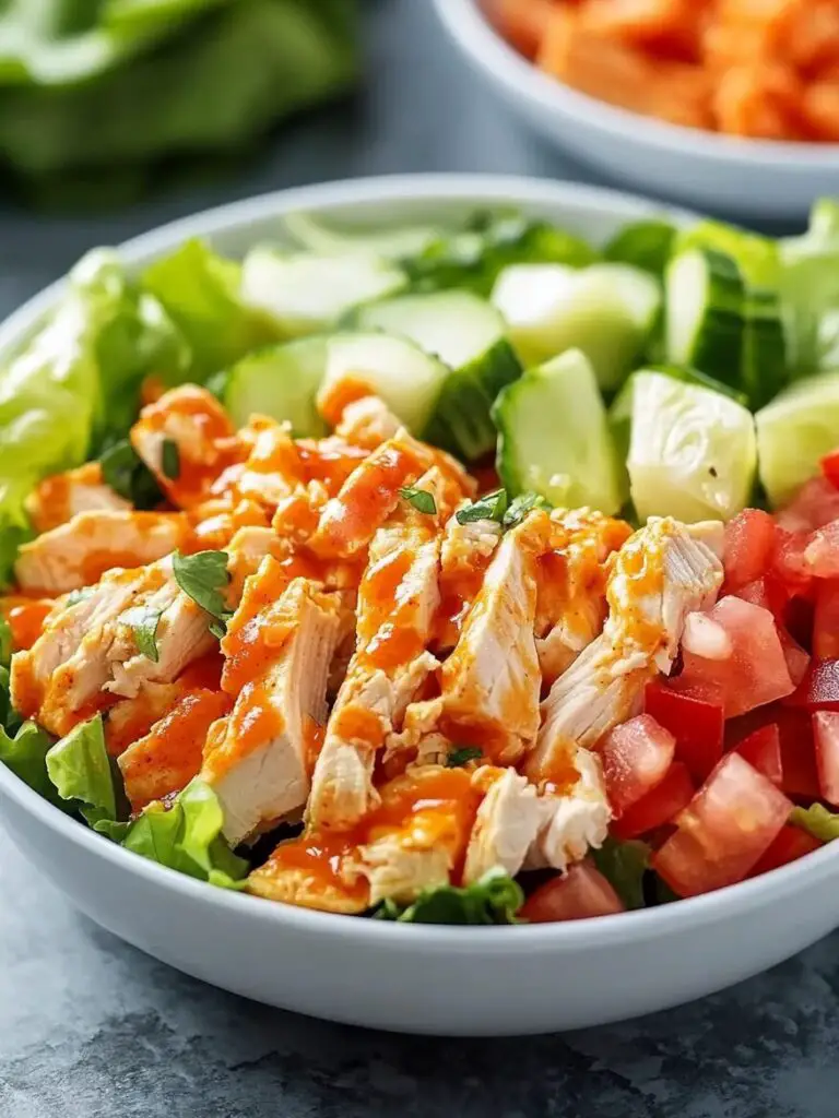 Healthy Buffalo Chicken Salad