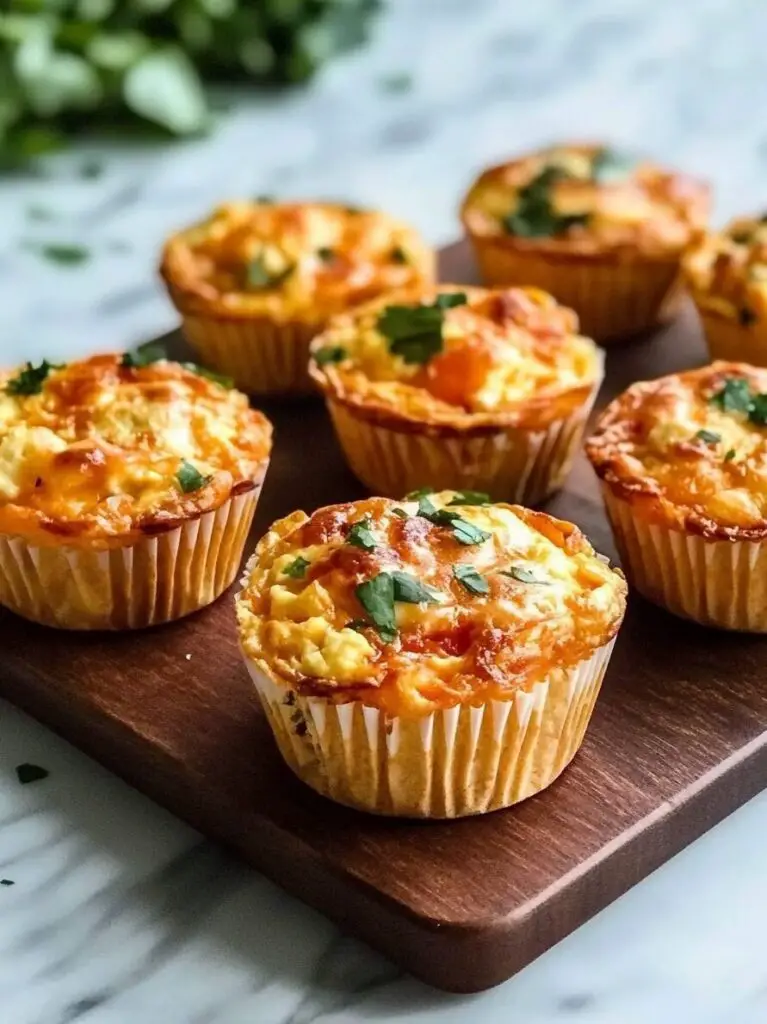 Buffalo Chicken Egg Muffins