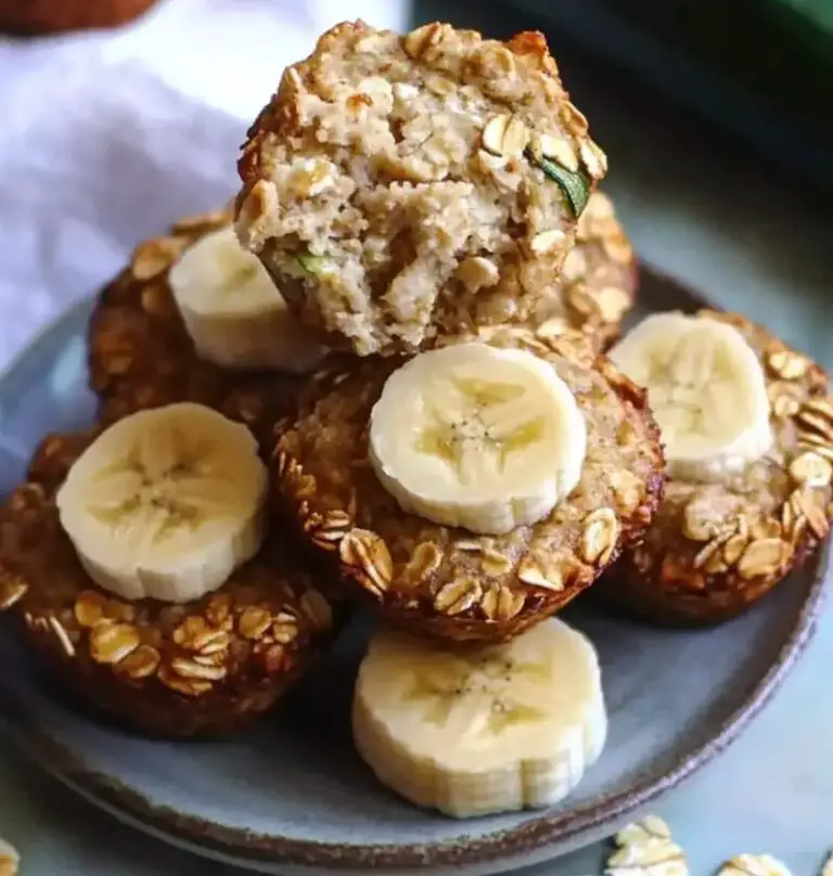 Banana Zucchini Oatmeal Cups