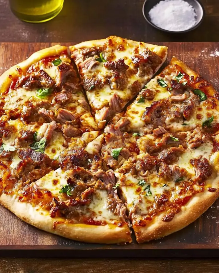Barbecue Pork Pizza
