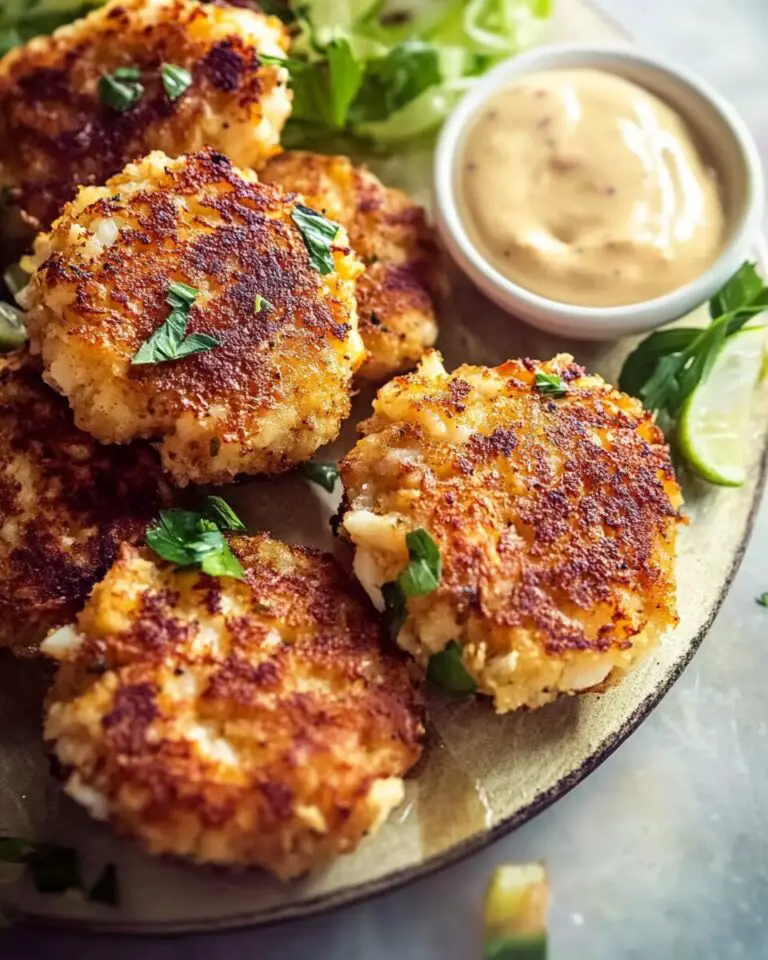Easy Crab Cakes with Sriracha Aioli