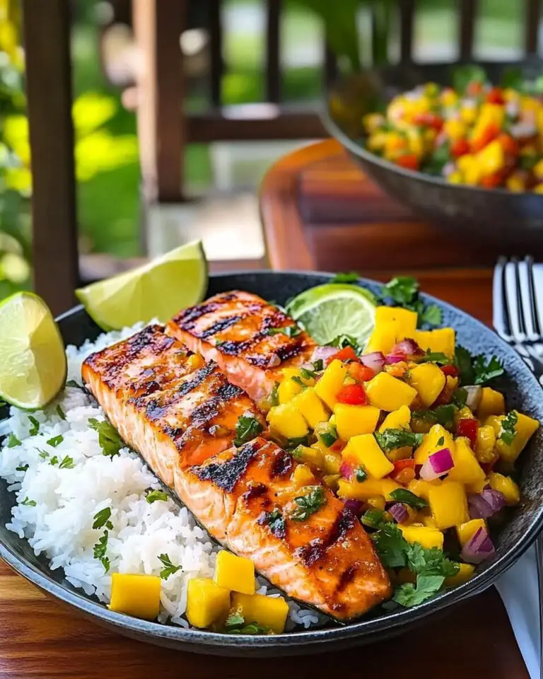 Salmon with Mango Salsa