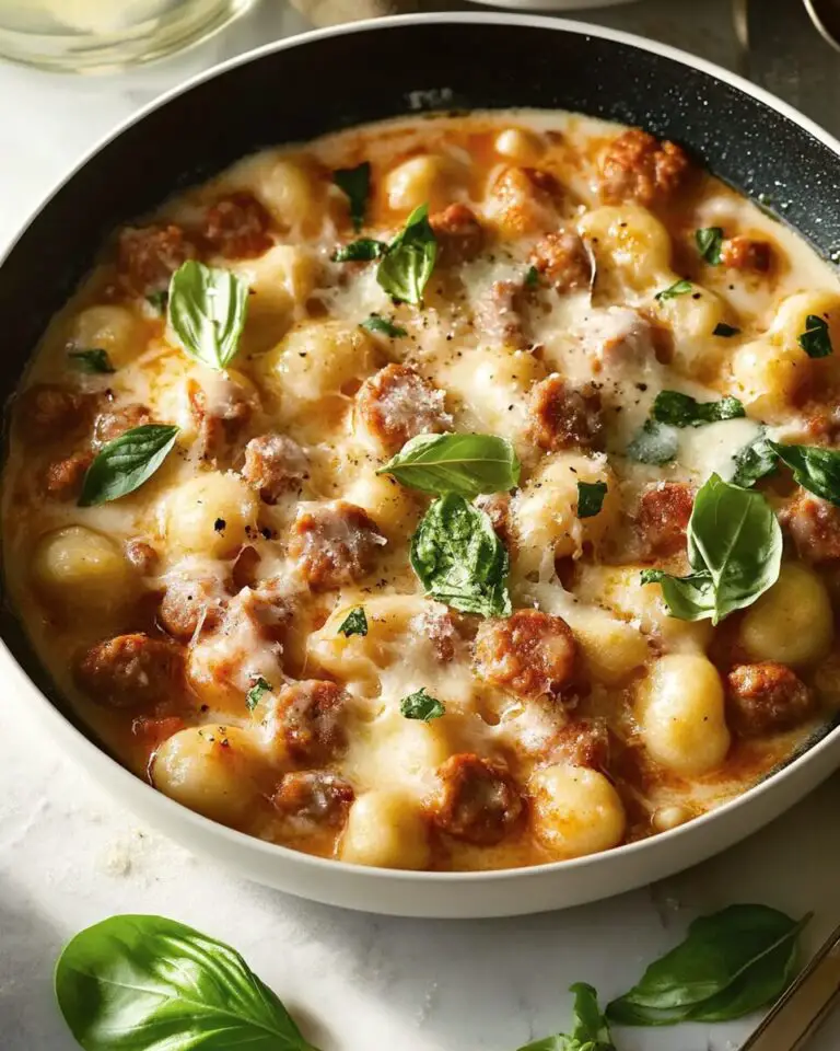 Creamy Sausage Gnocchi