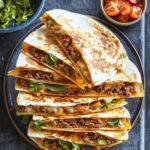 Cheesy Ground Beef Quesadillas