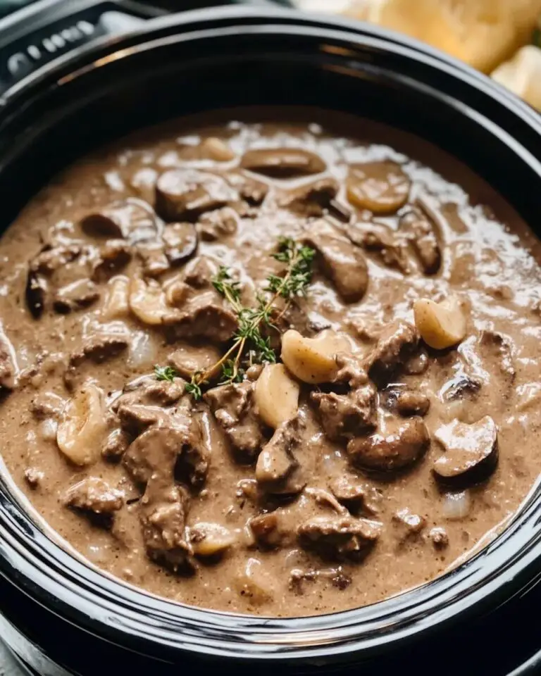 Crockpot Beef Stroganoff