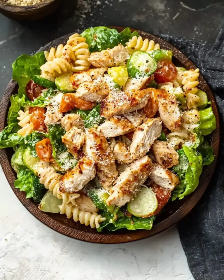 Chicken Caesar Pasta Salad