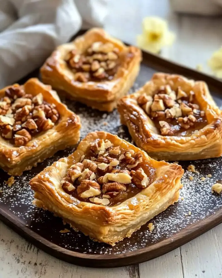 Walnut Puff Pastry Tarts