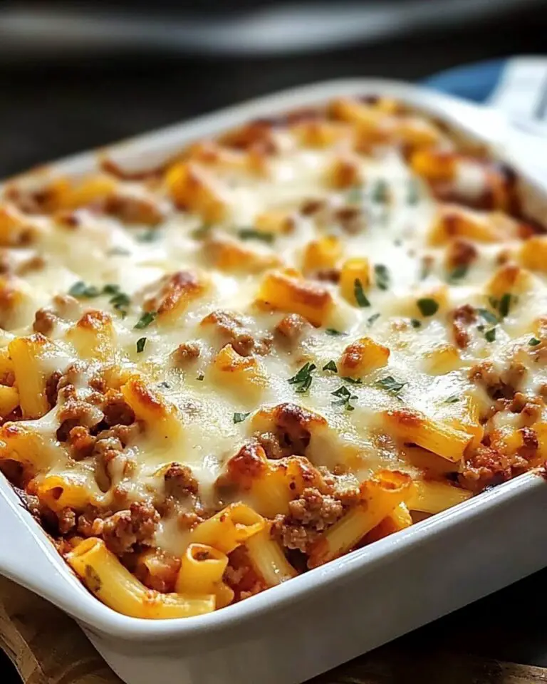 Baked Ziti with Ground Beef