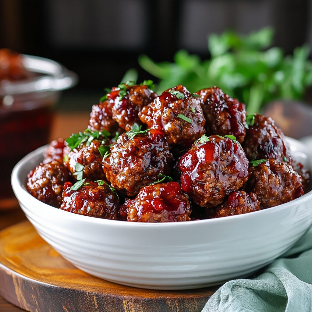 Cranberry Meatballs