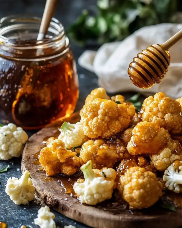 Crispy Hot Honey Cauliflower Bites