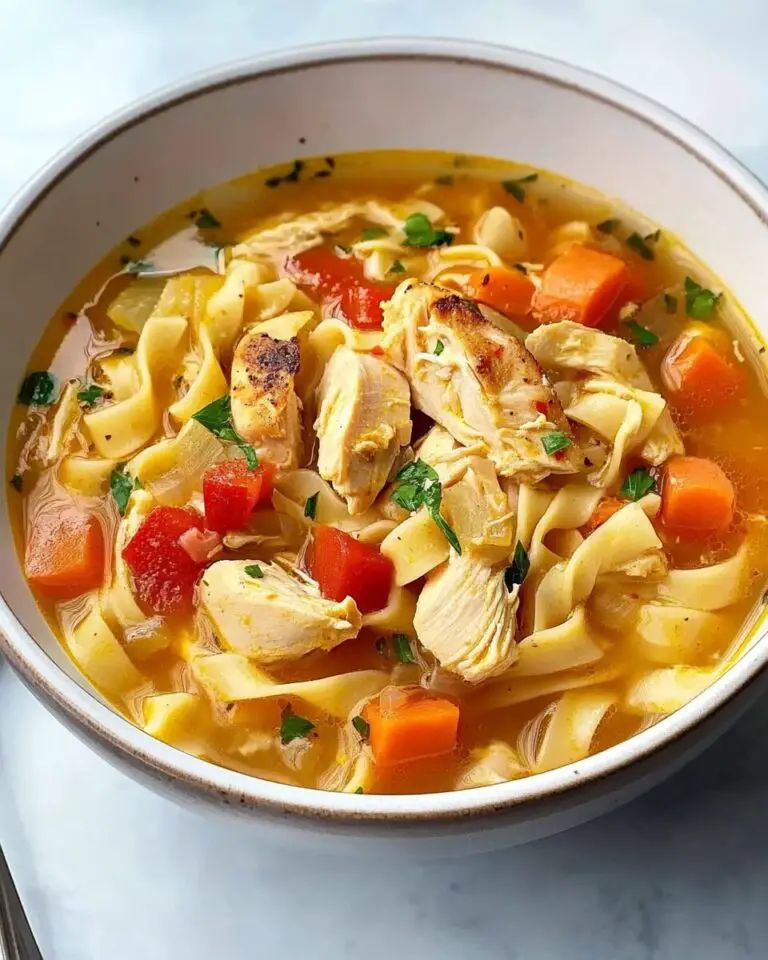 Cajun Chicken Noodle Soup