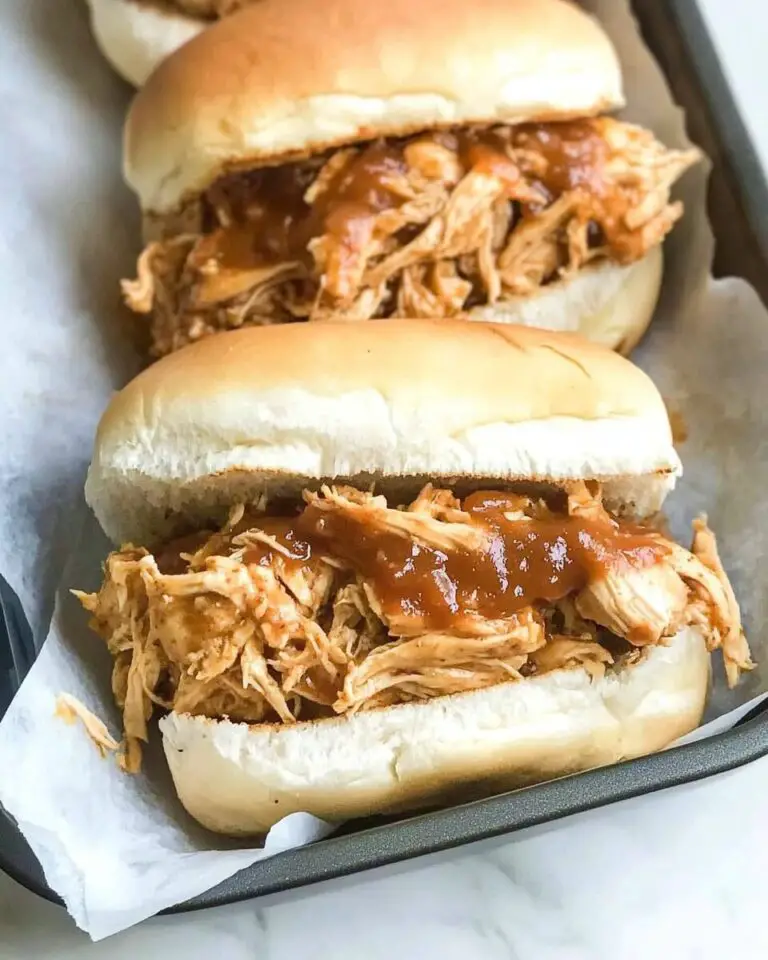 Instant Pot BBQ Pulled Chicken Sandwiches