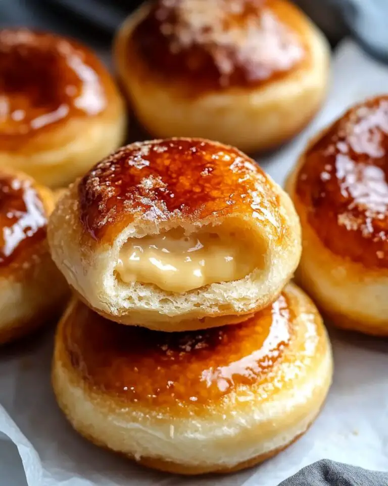 Baked Crème Brûlée Donuts