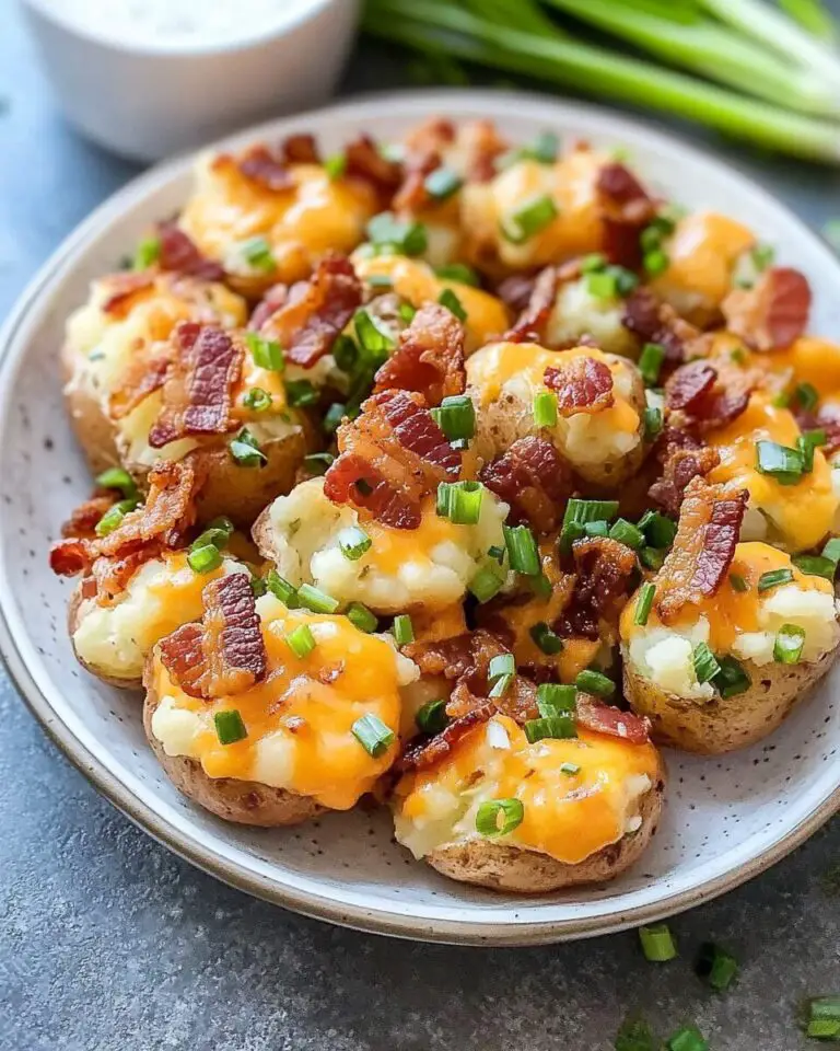 Cheesy Bacon Smashed Potatoes