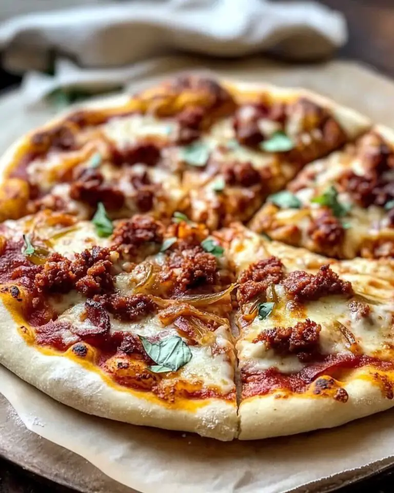 Spicy Chorizo & Fennel Pizza