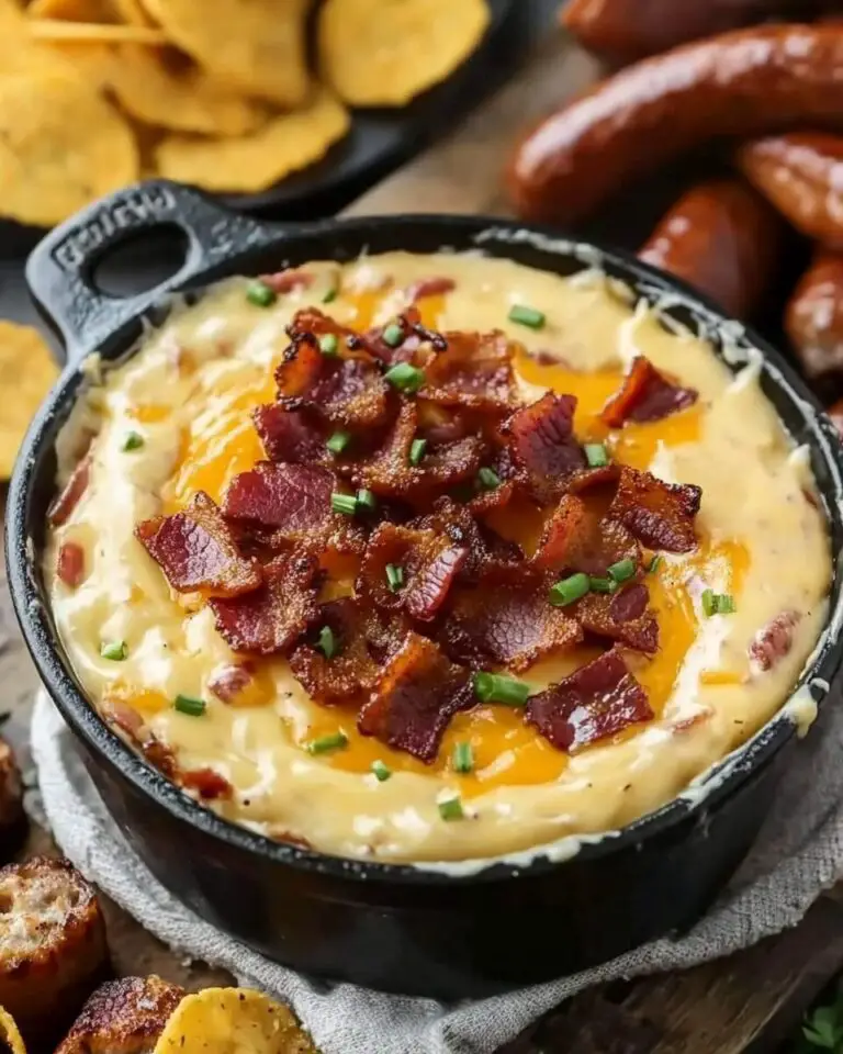 Beer Cheese Dip with Bacon